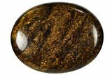 1.7" Polished Bronzite Pocket Stone - Photo 3